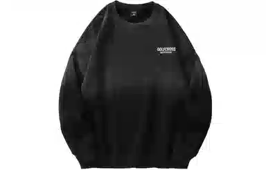 GOLFCROSS Vintage Gradient Embroidered Sweatshirt