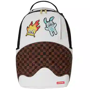 SPRAYGROUND Shark Mouth Checkered Backpack