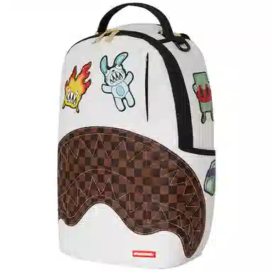 SPRAYGROUND Shark Mouth Checkered Backpack