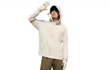 木林森 连帽百搭纯色舒适长袖防晒服 男女同款