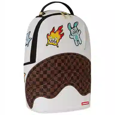 SPRAYGROUND Shark Mouth Checkered Backpack