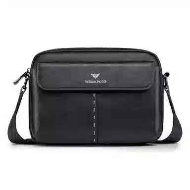 WilliamPOLO Vintage Business Casual Leather Shoulder Bag