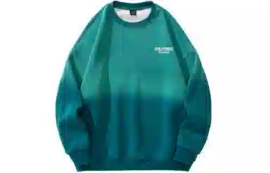 GOLFCROSS Vintage Gradient Embroidered Sweatshirt