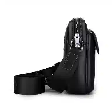 WilliamPOLO Vintage Business Casual Leather Shoulder Bag