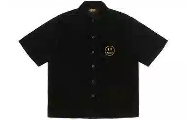 Drew House Corduroy Ss Shirt Black logo