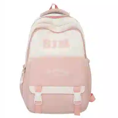 彤彤兔 轻便大容量百搭休闲 尼龙 双肩包 女款 黑色\紫色\粉色\红色\蓝色