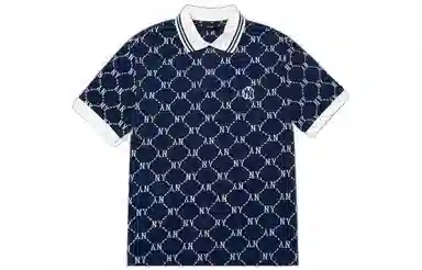 MLB Yankees Logo Polo Navy