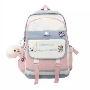 恒源祥 韩版简约时尚 尼龙 双肩包 男女同款情侣款 多色