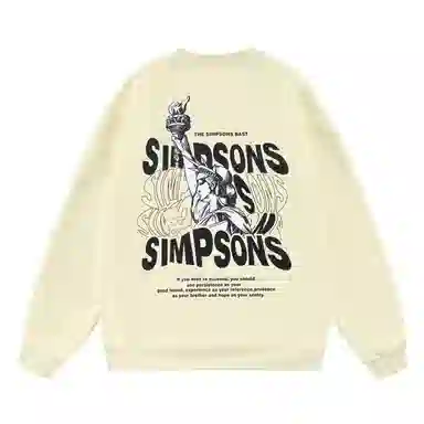 The Simpsons Statue of Liberty Bart Sweatshirt