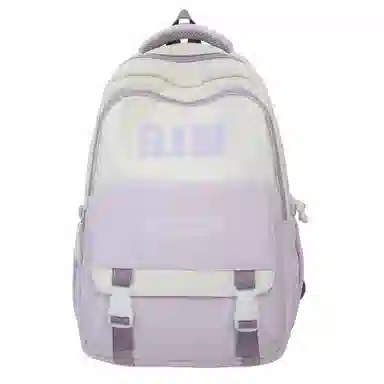 彤彤兔 轻便大容量百搭休闲 尼龙 双肩包 女款 黑色\紫色\粉色\红色\蓝色