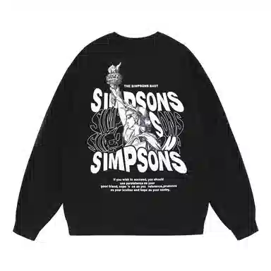 The Simpsons Statue of Liberty Bart Sweatshirt