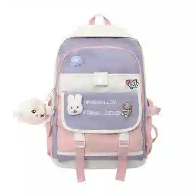 恒源祥 韩版简约时尚 尼龙 双肩包 男女同款情侣款 多色