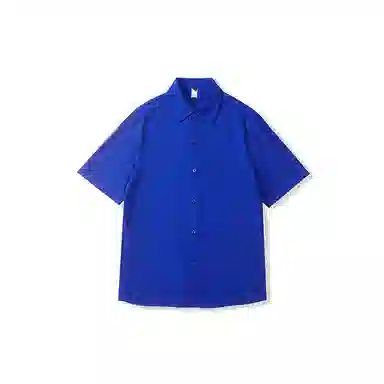 我是大卫 时尚轻薄透气短袖衬衫 男女同款