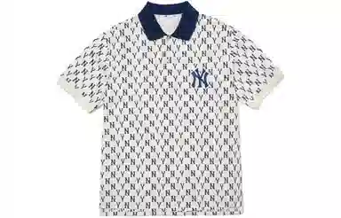 MLB Yankees Logo Polo Cream