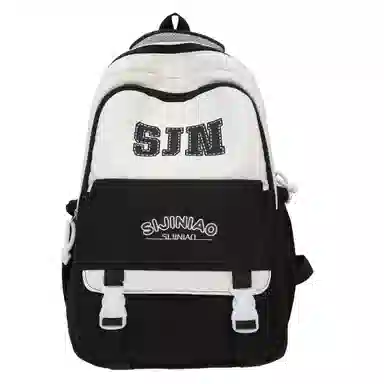 彤彤兔 轻便大容量百搭休闲 尼龙 双肩包 女款 黑色\紫色\粉色\红色\蓝色