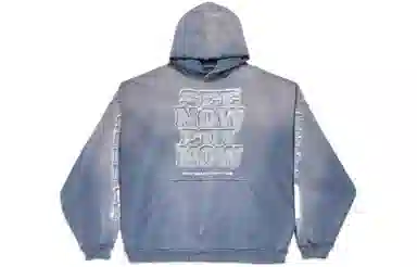 Balenciaga SS24 Hoodie Blue