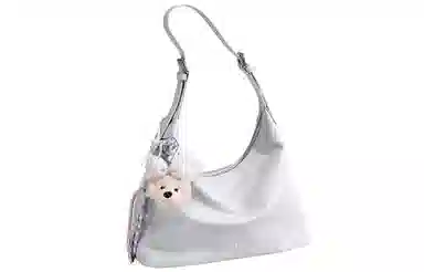 TOUTOU Crayon Dog Shoulder Bag Cream White