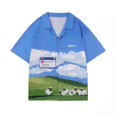 HELIPORT Logo Print Short Sleeve Shirt