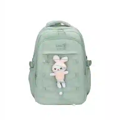 彤彤兔 背包简约学院风书包 尼龙 双肩包 常规 女款 多色