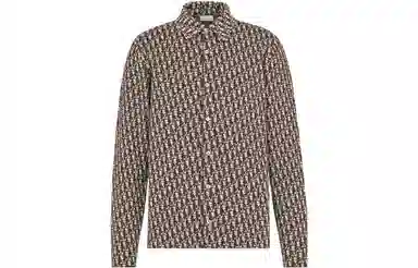 Dior SS22 Logo Brown Shirt