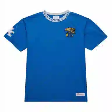 Mitchell Ness x NCAA Kentucky Wildcats Jacquard Ringer T