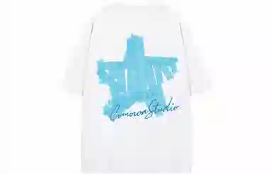 COMOWA Graffiti Tape Stars Moon Logo Tee Set