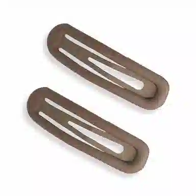 蒙妮 时尚磨砂掰掰夹 金属 边夹 男女同款情侣款