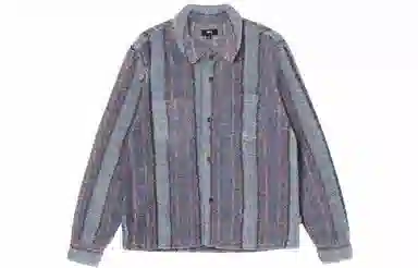 Stussy FW 23 Stripe Sherpa Shirt