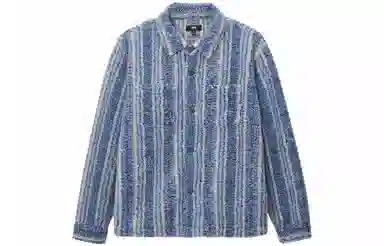 Stussy FW 23 Stripe Sherpa Shirt
