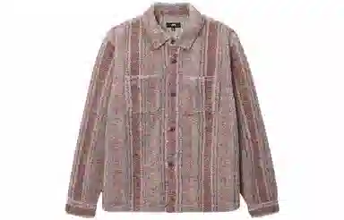 Stussy FW 23 Stripe Sherpa Shirt
