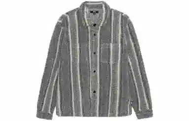 Stussy FW 23 Stripe Sherpa Shirt