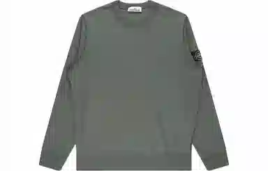 Stone Island SS24 Crewneck Sweatshirt Moss Green