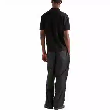 Prada FW24 Logo Polo Black