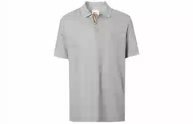 Burberry Polo Shirt Light Gray