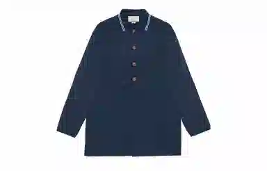 Gucci Striped Polo Blue