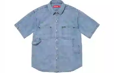 Supreme SS24 WEEK17 LOOSE FIT SS DENIM PAINTER SHIRT