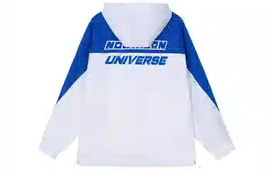 鸭鸭 时尚百搭休闲字母刺绣冲锋衣 男女同款