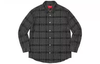 Supreme SS23 SS23 Week 1 BASKET WEAVE PLAID SHIRT