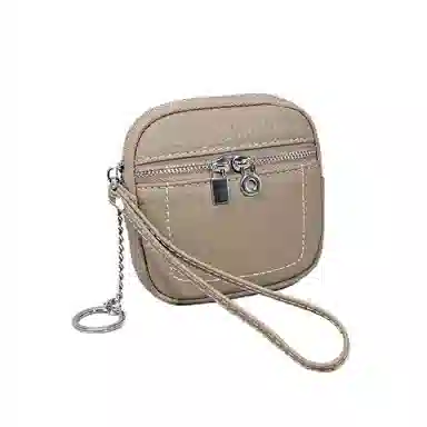 彤彤兔 简约纯色 头层牛皮 零钱包 女款 多色