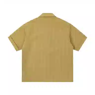 江南先生 野生无限户外刺绣口袋短袖宽松衬衣衬衫 男女同款