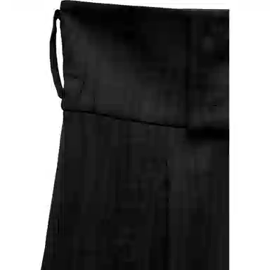 ZARA x AO YES SS25 High Waist Pleated Pants Black