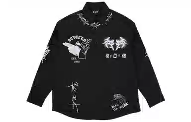 Boy London FW22 Black Long Sleeve Shirt