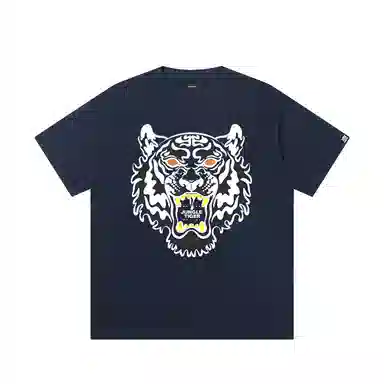 Jungle Tiger Tiger Head Print T-Shirt