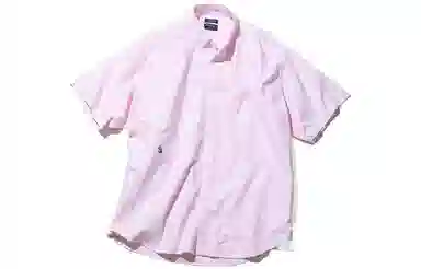 NAUTICA JAPAN Oxford Stripe BD SS Shirt SS22 Logo