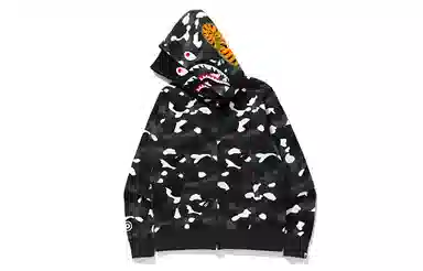 A BATHING APE Shark Series City Camo Hoodie