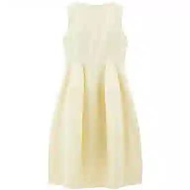 太平鸟 条纹针织披肩搭肩时髦无袖连衣裙 女款