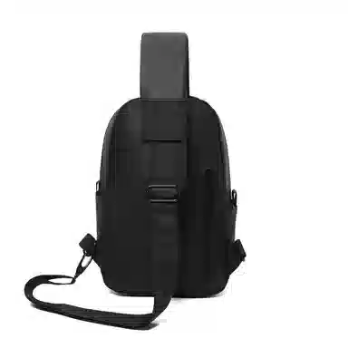 彤彤兔 功能便捷运动 牛津布 斜挎胸包 男款 黑色/灰色