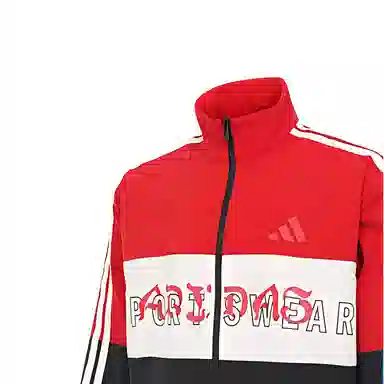 adidas Trendy Comfort Jacket Red Black