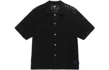 Stussy Crocheted Short Sleeve Shirt