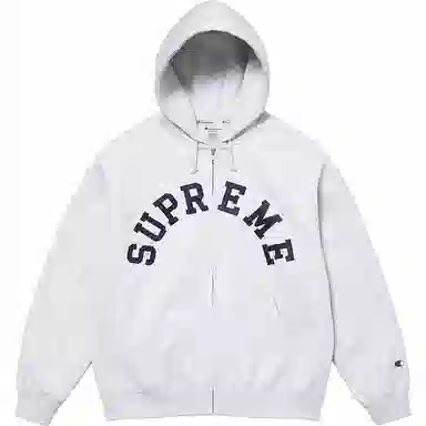 Supreme x Champion Zip Up Hooded Sweatshirt